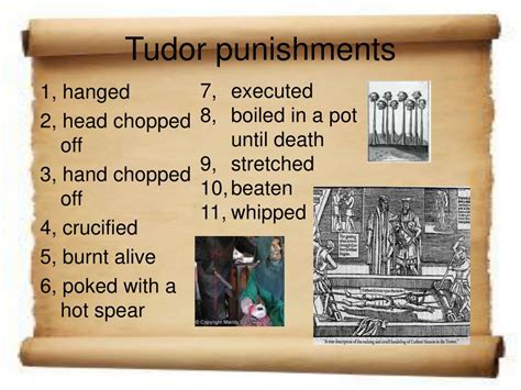 what were tudor punishments